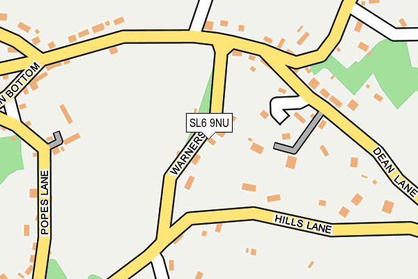 SL6 9NU map - OS OpenMap – Local (Ordnance Survey) SL6 9NU map - OS OpenMap – Local (Ordnance Survey)