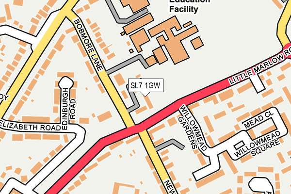 SL7 1GW map - OS OpenMap – Local (Ordnance Survey) SL7 1GW map - OS OpenMap – Local (Ordnance Survey)