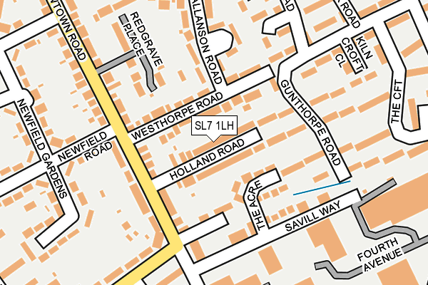 SL7 1LH map - OS OpenMap – Local (Ordnance Survey) SL7 1LH map - OS OpenMap – Local (Ordnance Survey)