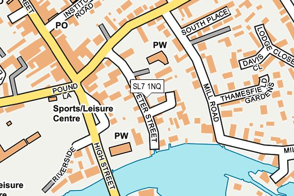 SL7 1NQ map - OS OpenMap – Local (Ordnance Survey) SL7 1NQ map - OS OpenMap – Local (Ordnance Survey)