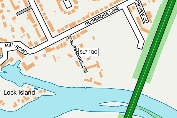 SL7 1QG map - OS OpenMap – Local (Ordnance Survey) SL7 1QG map - OS OpenMap – Local (Ordnance Survey)