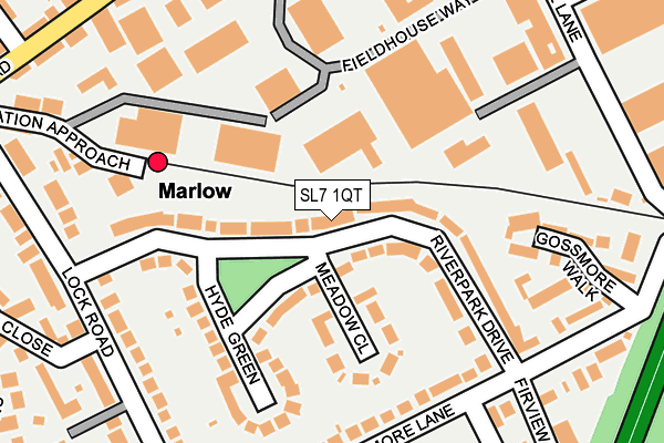 SL7 1QT map - OS OpenMap – Local (Ordnance Survey) SL7 1QT map - OS OpenMap – Local (Ordnance Survey)