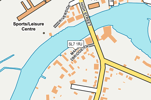 SL7 1RJ map - OS OpenMap – Local (Ordnance Survey) SL7 1RJ map - OS OpenMap – Local (Ordnance Survey)