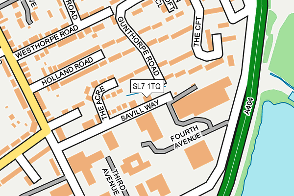 SL7 1TQ map - OS OpenMap – Local (Ordnance Survey) SL7 1TQ map - OS OpenMap – Local (Ordnance Survey)