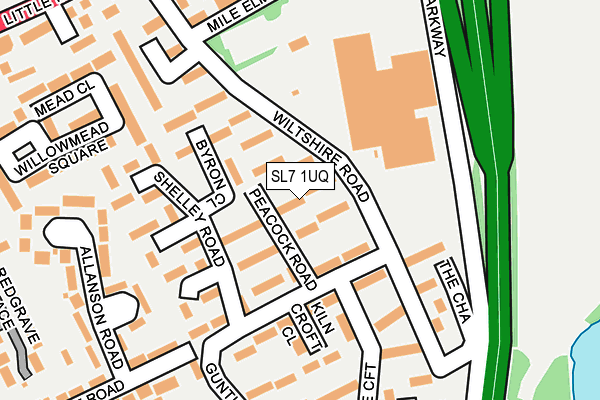 SL7 1UQ map - OS OpenMap – Local (Ordnance Survey) SL7 1UQ map - OS OpenMap – Local (Ordnance Survey)