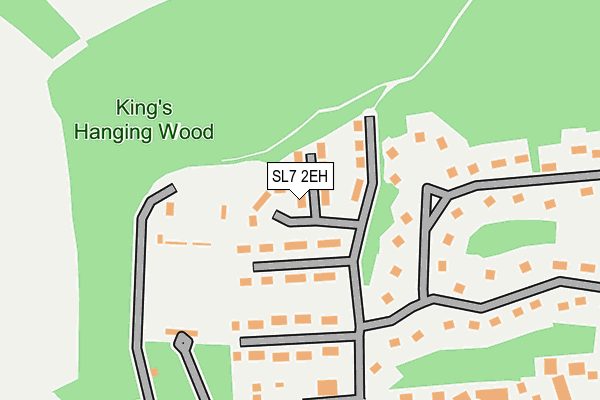 SL7 2EH map - OS OpenMap – Local (Ordnance Survey) SL7 2EH map - OS OpenMap – Local (Ordnance Survey)