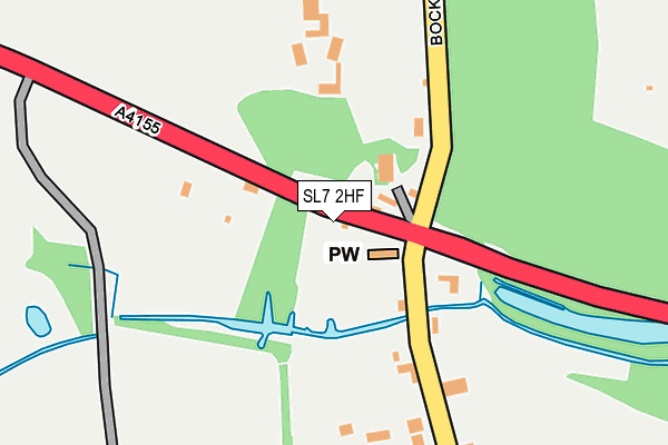 SL7 2HF map - OS OpenMap – Local (Ordnance Survey) SL7 2HF map - OS OpenMap – Local (Ordnance Survey)