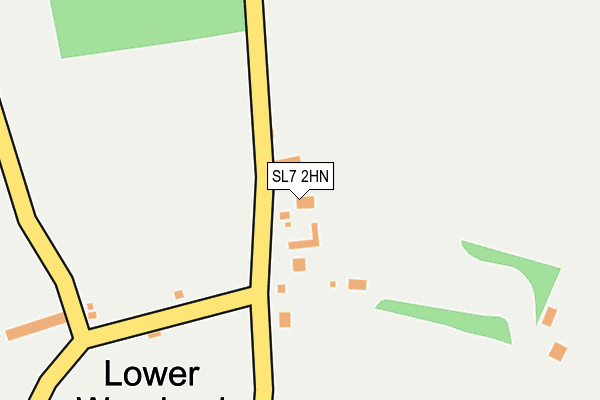 SL7 2HN map - OS OpenMap – Local (Ordnance Survey) SL7 2HN map - OS OpenMap – Local (Ordnance Survey)