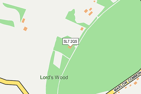 SL7 2QS map - OS OpenMap – Local (Ordnance Survey) SL7 2QS map - OS OpenMap – Local (Ordnance Survey)