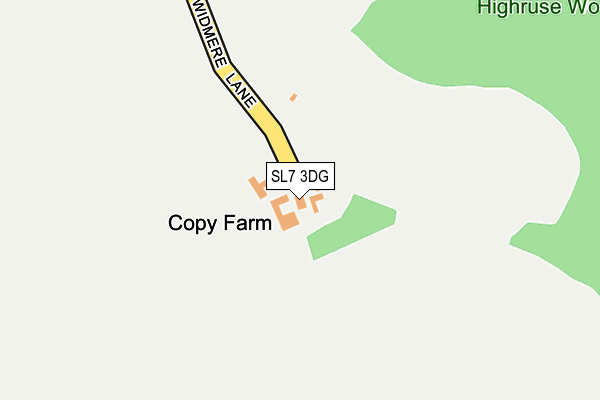 SL7 3DG map - OS OpenMap – Local (Ordnance Survey) SL7 3DG map - OS OpenMap – Local (Ordnance Survey)
