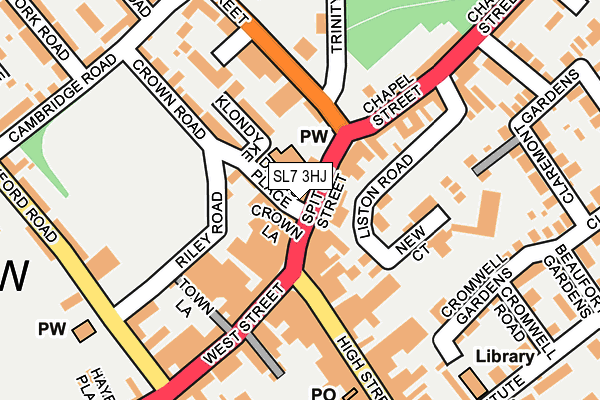 SL7 3HJ map - OS OpenMap – Local (Ordnance Survey) SL7 3HJ map - OS OpenMap – Local (Ordnance Survey)