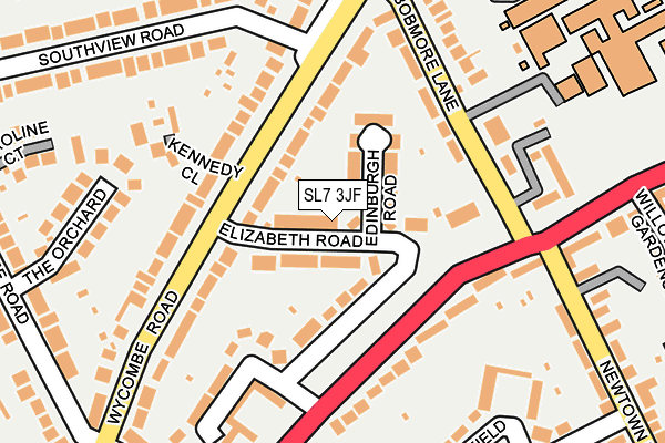 SL7 3JF map - OS OpenMap – Local (Ordnance Survey) SL7 3JF map - OS OpenMap – Local (Ordnance Survey)