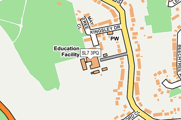 SL7 3PQ map - OS OpenMap – Local (Ordnance Survey) SL7 3PQ map - OS OpenMap – Local (Ordnance Survey)