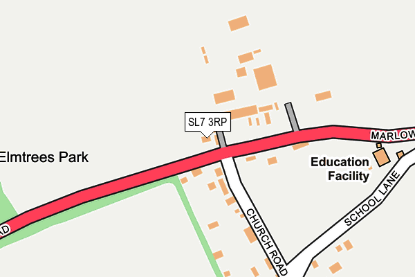 SL7 3RP map - OS OpenMap – Local (Ordnance Survey)
