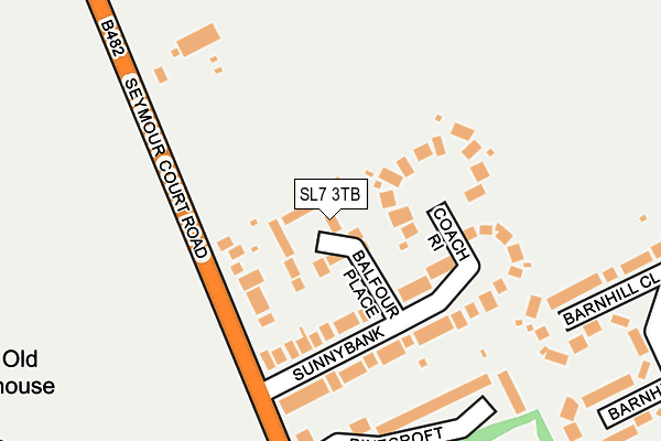 SL7 3TB map - OS OpenMap – Local (Ordnance Survey) SL7 3TB map - OS OpenMap – Local (Ordnance Survey)