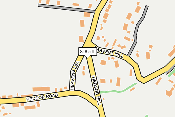 SL8 5JL map - OS OpenMap – Local (Ordnance Survey) SL8 5JL map - OS OpenMap – Local (Ordnance Survey)