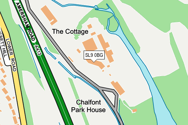 SL9 0BG map - OS OpenMap – Local (Ordnance Survey) SL9 0BG map - OS OpenMap – Local (Ordnance Survey)