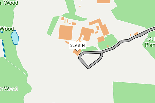 SL9 8TN map - OS OpenMap – Local (Ordnance Survey) SL9 8TN map - OS OpenMap – Local (Ordnance Survey)