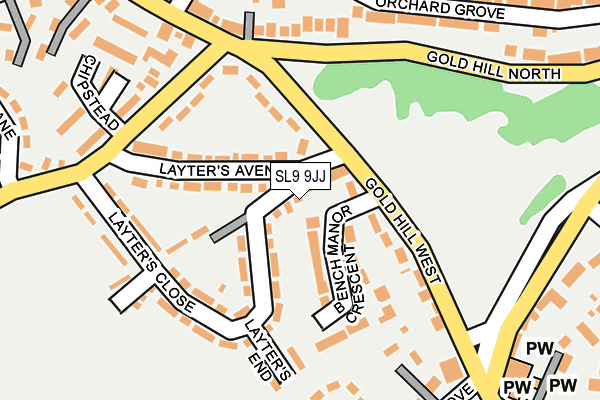 SL9 9JJ map - OS OpenMap – Local (Ordnance Survey) SL9 9JJ map - OS OpenMap – Local (Ordnance Survey)