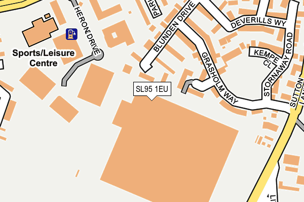 SL95 1EU map - OS OpenMap – Local (Ordnance Survey) SL95 1EU map - OS OpenMap – Local (Ordnance Survey)