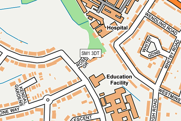 SM1 3DT map - OS OpenMap – Local (Ordnance Survey) SM1 3DT map - OS OpenMap – Local (Ordnance Survey)