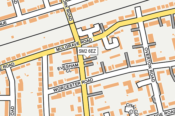 SM2 6EZ map - OS OpenMap – Local (Ordnance Survey) SM2 6EZ map - OS OpenMap – Local (Ordnance Survey)