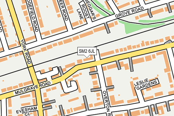 SM2 6JL map - OS OpenMap – Local (Ordnance Survey) SM2 6JL map - OS OpenMap – Local (Ordnance Survey)