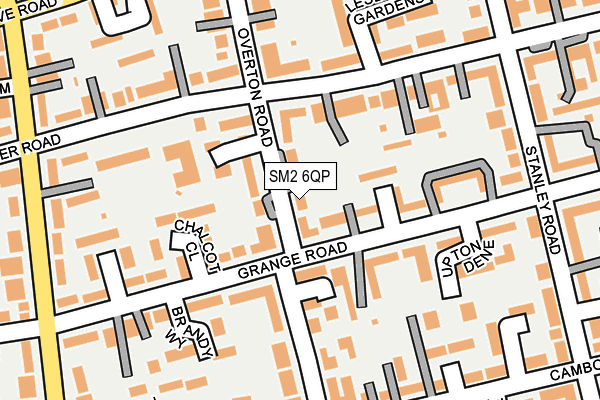 SM2 6QP map - OS OpenMap – Local (Ordnance Survey) SM2 6QP map - OS OpenMap – Local (Ordnance Survey)
