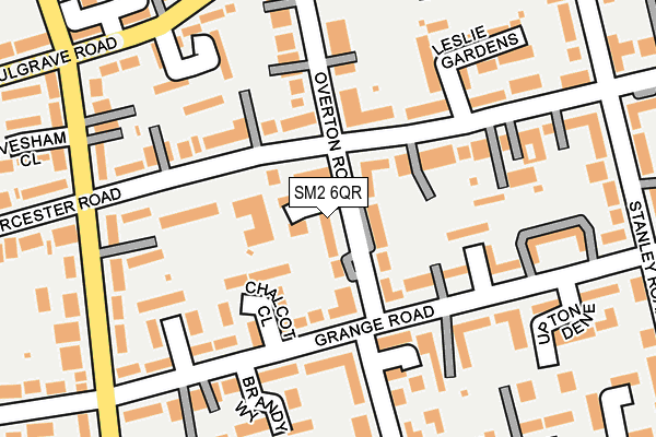 SM2 6QR map - OS OpenMap – Local (Ordnance Survey) SM2 6QR map - OS OpenMap – Local (Ordnance Survey)