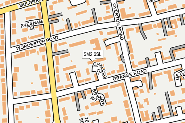 SM2 6SL map - OS OpenMap – Local (Ordnance Survey) SM2 6SL map - OS OpenMap – Local (Ordnance Survey)