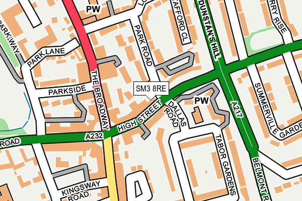 SM3 8RE map - OS OpenMap – Local (Ordnance Survey) SM3 8RE map - OS OpenMap – Local (Ordnance Survey)