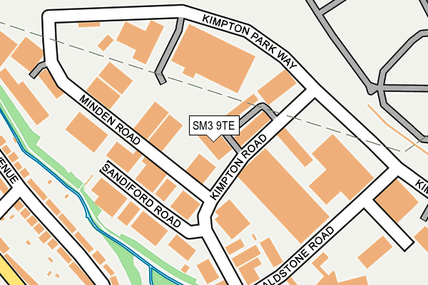 SM3 9TE map - OS OpenMap – Local (Ordnance Survey) SM3 9TE map - OS OpenMap – Local (Ordnance Survey)
