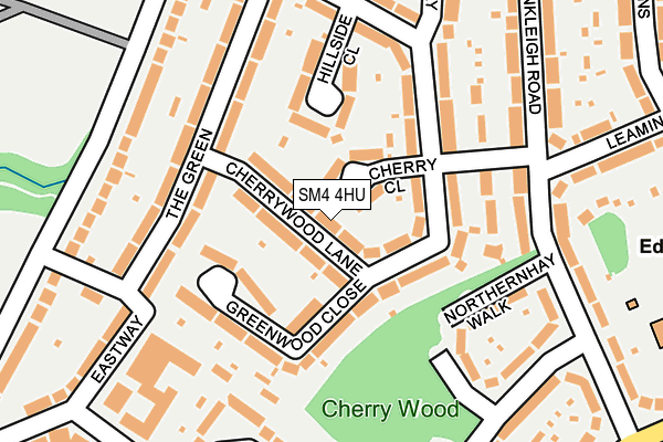 SM4 4HU map - OS OpenMap – Local (Ordnance Survey) SM4 4HU map - OS OpenMap – Local (Ordnance Survey)