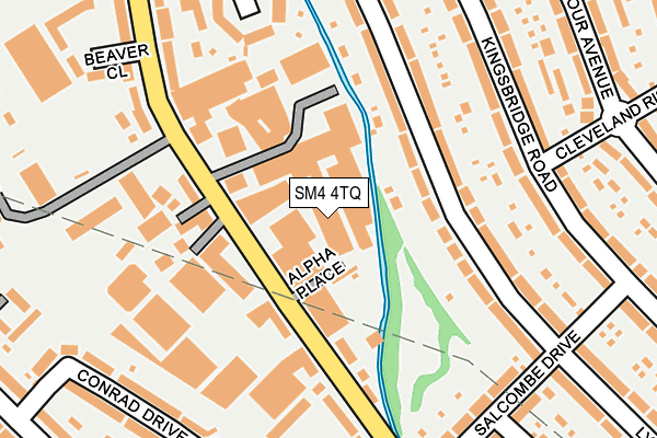 SM4 4TQ map - OS OpenMap – Local (Ordnance Survey) SM4 4TQ map - OS OpenMap – Local (Ordnance Survey)