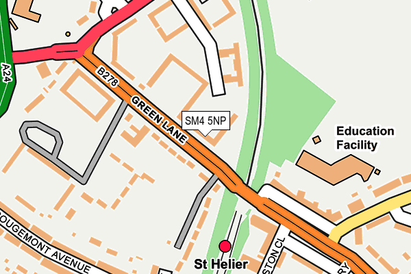 SM4 5NP map - OS OpenMap – Local (Ordnance Survey) SM4 5NP map - OS OpenMap – Local (Ordnance Survey)