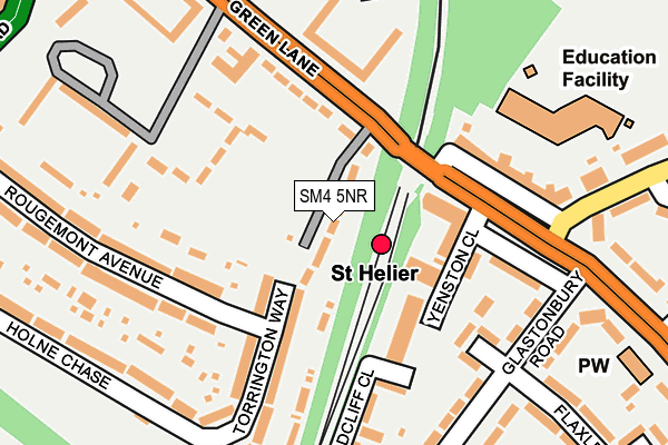 SM4 5NR map - OS OpenMap – Local (Ordnance Survey) SM4 5NR map - OS OpenMap – Local (Ordnance Survey)