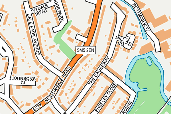 SM5 2EN map - OS OpenMap – Local (Ordnance Survey) SM5 2EN map - OS OpenMap – Local (Ordnance Survey)