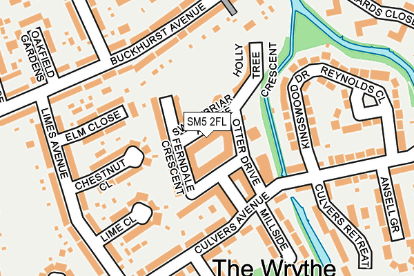 SM5 2FL map - OS OpenMap – Local (Ordnance Survey) SM5 2FL map - OS OpenMap – Local (Ordnance Survey)