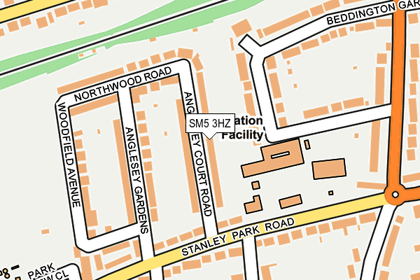 SM5 3HZ map - OS OpenMap – Local (Ordnance Survey) SM5 3HZ map - OS OpenMap – Local (Ordnance Survey)