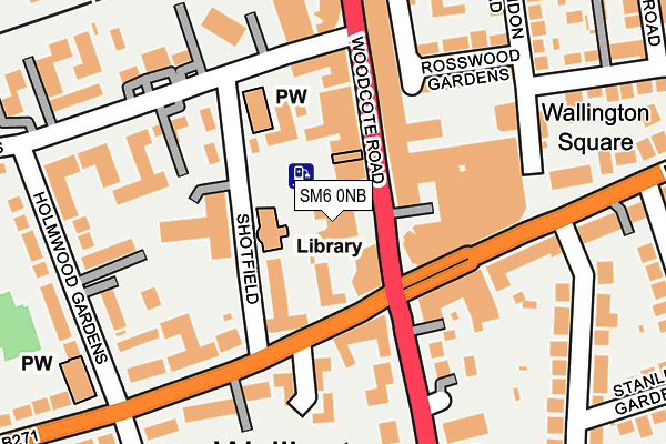 SM6 0NB map - OS OpenMap – Local (Ordnance Survey) SM6 0NB map - OS OpenMap – Local (Ordnance Survey)