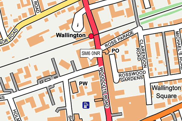 SM6 0NR map - OS OpenMap – Local (Ordnance Survey) SM6 0NR map - OS OpenMap – Local (Ordnance Survey)