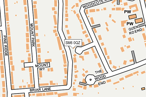 SM6 0QZ map - OS OpenMap – Local (Ordnance Survey) SM6 0QZ map - OS OpenMap – Local (Ordnance Survey)