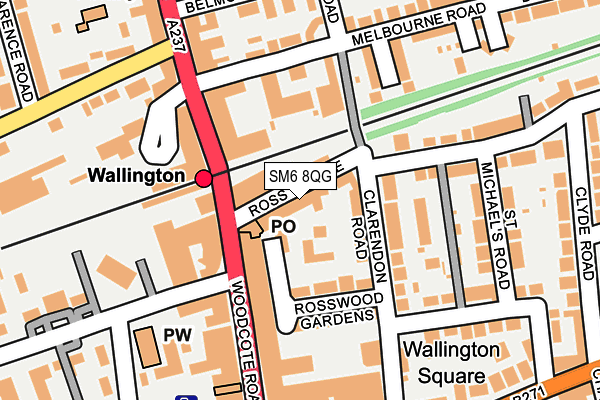 SM6 8QG map - OS OpenMap – Local (Ordnance Survey) SM6 8QG map - OS OpenMap – Local (Ordnance Survey)