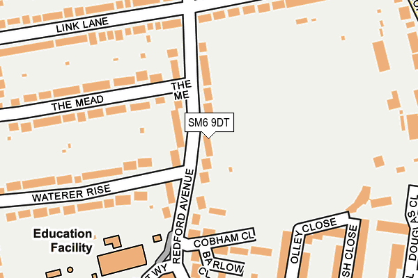 SM6 9DT map - OS OpenMap – Local (Ordnance Survey) SM6 9DT map - OS OpenMap – Local (Ordnance Survey)
