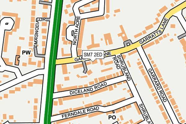 SM7 2ED map - OS OpenMap – Local (Ordnance Survey) SM7 2ED map - OS OpenMap – Local (Ordnance Survey)