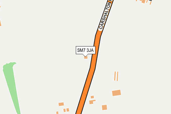 SM7 3JA map - OS OpenMap – Local (Ordnance Survey) SM7 3JA map - OS OpenMap – Local (Ordnance Survey)