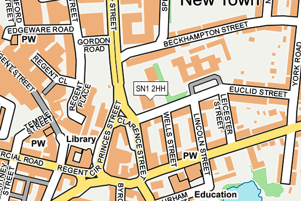SN1 2HH map - OS OpenMap – Local (Ordnance Survey) SN1 2HH map - OS OpenMap – Local (Ordnance Survey)