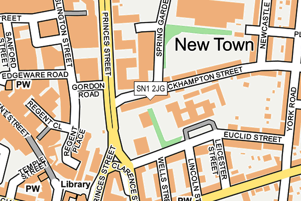 SN1 2JG map - OS OpenMap – Local (Ordnance Survey) SN1 2JG map - OS OpenMap – Local (Ordnance Survey)