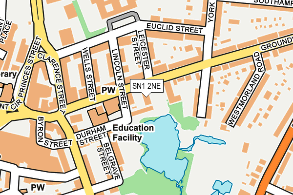 SN1 2NE map - OS OpenMap – Local (Ordnance Survey) SN1 2NE map - OS OpenMap – Local (Ordnance Survey)