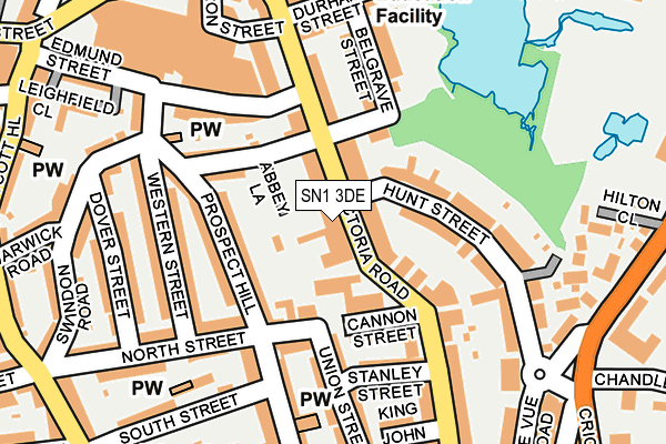 SN1 3DE map - OS OpenMap – Local (Ordnance Survey) SN1 3DE map - OS OpenMap – Local (Ordnance Survey)